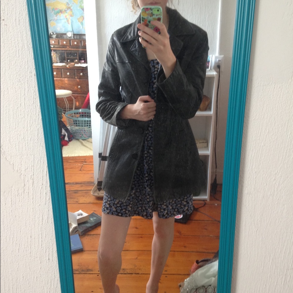 Leather Nine West jacket